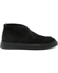 Officine Creative - Bottes En Daim À Lacets - Lyst