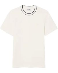 Lacoste - Tipping-Detail T-Shirt - Lyst