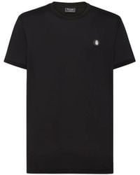 Billionaire - Ss Round-Neck Logo-Motif T-Shirt - Lyst