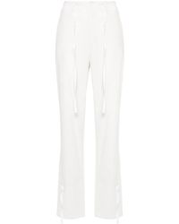Lemaire - Pantalones ajustados de tejido cambray - Lyst
