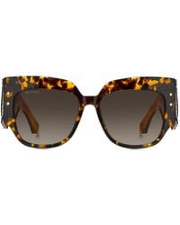 Etro - Blossom-Embellished Tortoiseshell Sunglasses - Lyst
