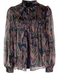 Etro - Paisley-print Silk Shirt - Lyst