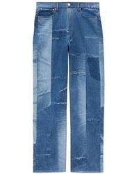KENZO - Vaqueros Con Diseño Patchwork - Lyst