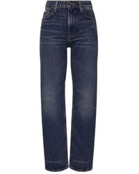 Calvin Klein - Vaqueros Rectos De Talle Alto - Lyst