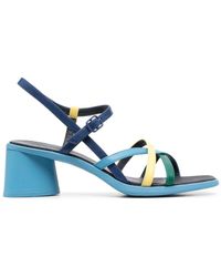 Camper Sandalias Kiara con tiras cruzadas - Azul