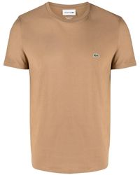Lacoste - Logo-Embroidered Cotton T-Shirt - Lyst