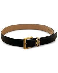 Balenciaga - Bb Loop Leather Belt - Lyst