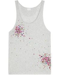 Dries Van Noten - Sequin-Embellished Tank Top - Lyst