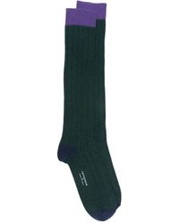 In The Box - Ribbed Colour-Block Socks - Lyst