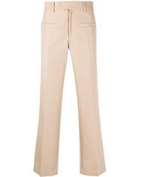 Courreges - Pressed-crease Cropped Trousers - Lyst