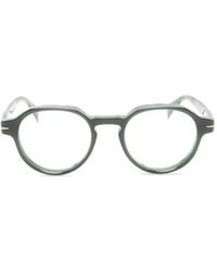 David Beckham - Tortoiseshell-Effect Round-Frame Glasses - Lyst