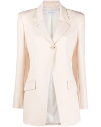 Patrizia Pepe - Fly-buckle Twill Blazer - Lyst