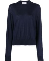 Jil Sander - Ribbed Crew Neck Jumper - Lyst