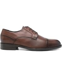 BOSS - Brogue Leather Oxford Shoes - Lyst