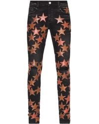 Amiri - Star-Patch Jeans - Lyst