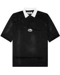 METALWOOD STUDIO - Quarter-Zip Jersey Polo Shirt - Lyst
