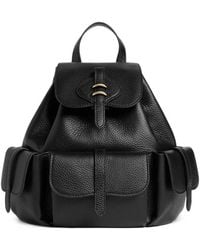 Coccinelle - Medium Mavery Grained Leather Pocket-Detail Backpack - Lyst