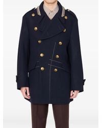 Kolor - Double-Breasted Coat - Lyst