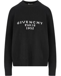 Givenchy - Logo-intarsia Sweater - Lyst