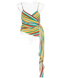 Simon Miller - Marlowe Striped Wrap Tank Top - Lyst