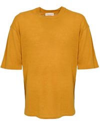 Roberto Collina - Linen T-Shirt - Lyst