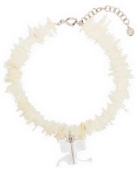 Courreges - Pulsera De Perlas Cheville - Lyst