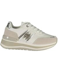 Laura Biagiotti - Logo-Plaque Panelled Sneakers - Lyst