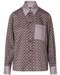 Liu Jo - Printed Twill Shirt - Lyst