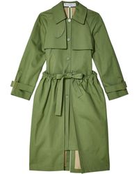JW Anderson - Gathered-detail Belted Trench Coat - Lyst