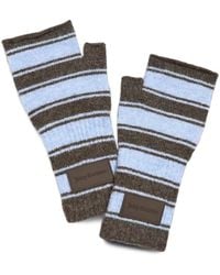 Juicy Couture - Java Striped Fingerless Gloves - Lyst