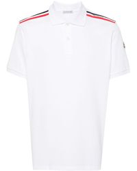 Moncler - Poloshirt Met Rwb-streep - Lyst