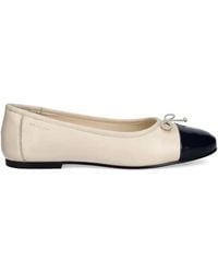 GANT - Chadii Bow-Detail Ballet Flats - Lyst