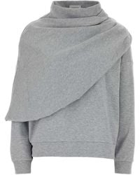 Magda Butrym - Sweat À Cape Drapée - Lyst
