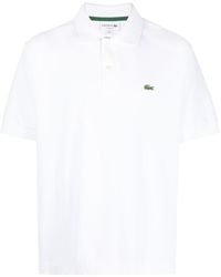 Lacoste - Poloshirt mit Logo-Applikation - Lyst