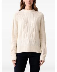 Colmar - Cable-Knit Raglan-Sleeve Sweater - Lyst