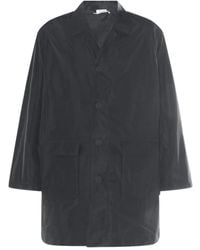 Thom Browne - Manteau À Logo Imprimé - Lyst