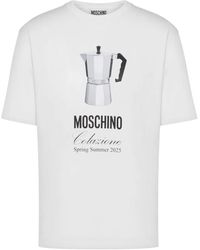 Moschino - Relaxed Fit Cotton T-Shirt - Lyst