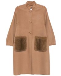 Manzoni 24 - Fur-Pocket Coat - Lyst