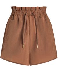 Varley - Tulair Shimmer Shell-fabric Shorts - Lyst
