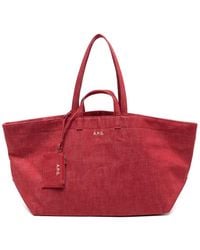 A.P.C. - Le Drummer Canvas Bag - Lyst