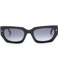 DSquared² - Icon 0017/s Rectangle-shape Sunglasses - Lyst