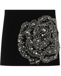 Pinko - Mini-Rok Verfraaid Met Rozen - Lyst