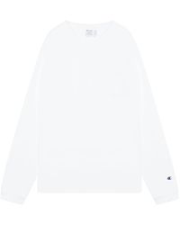 Champion - Logo-Appliqué T-Shirt - Lyst