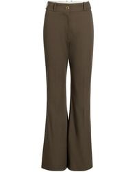Patou - Gabardine Flared Trousers - Lyst