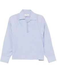 Psophia - Spread-Collar Long-Sleeve Shirt - Lyst