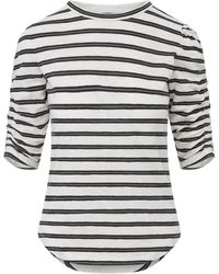 Veronica Beard - Waldorf Striped T-shirt - Lyst