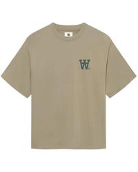 WOOD WOOD - Liam Logo-Print T-Shirt - Lyst