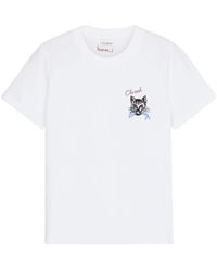 Closed - Graphic-Print T-Shirt - Lyst