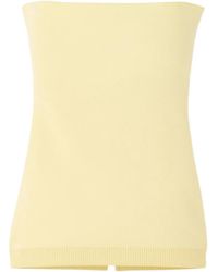 Jacquemus - Strapless Knitted Top - Lyst