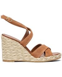 Stuart Weitzman - Alyssa Crossover-Strap Sandals - Lyst